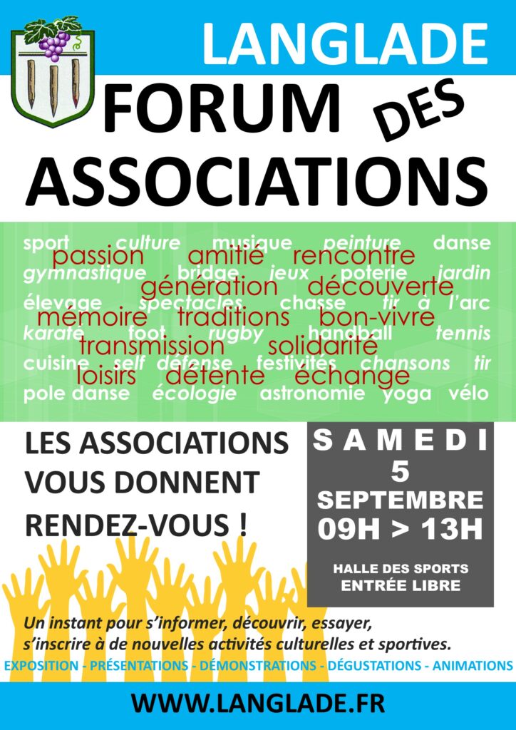 Affiche Forum des Associations 2026 de Langlade